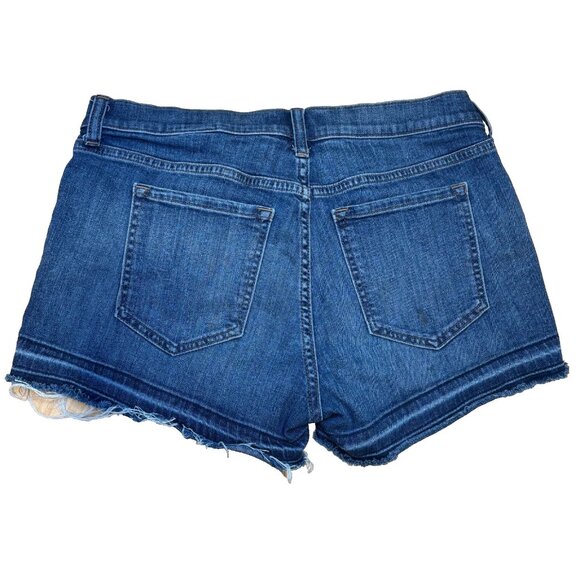 Banana Republic Women's Denim Shorts Cutoff Style Size 6 Classic, 3" inseam - Picture 2 of 9
